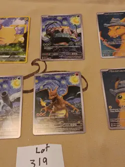6 Starry Night Pokemon x Van Gogh Promo Card - Please read description. - Image 3