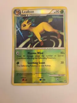 Pokemon TGC 2011 Call of Legends Leafeon 13/95 Reverse Holo Card - Image 2