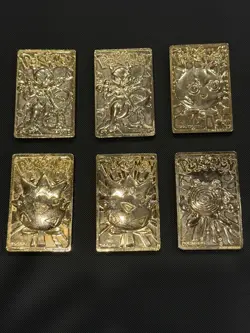 Burger King Pokemon 23K Gold Plated Trading Card Set - Image 1