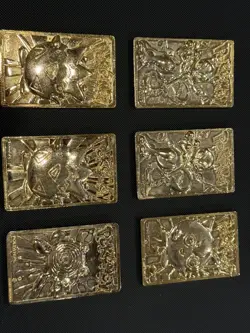Burger King Pokemon 23K Gold Plated Trading Card Set - Image 2