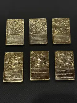 Burger King Pokemon 23K Gold Plated Trading Card Set - Image 3