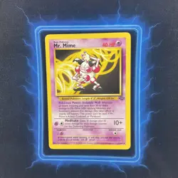 ⭐Mr. Mime 22/64 ⭐ Non Holo Rare Jungle Set Pokemon Card WOTC 1999 TCG - Image 2