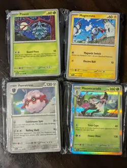 Pokemon Scarlet and Violet Complete Set C/UC/R/Holo Rare 186 Card Lot - Image 1