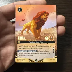 Disney Lorcana Simba Pride Protector Promo Card 8/C2 EN 6 Non Foil - Image 1