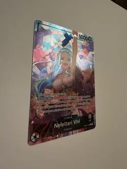 One Piece Card Game Nefeltari Vivi OP04-001 Leader Alt Art - English - Image 3