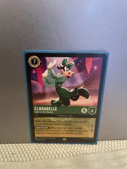 Disney Lorcana TCG Set 5 Clarabelle Light On Her Hooves Legendary Card - Image 1
