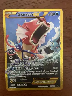Pokemon TCG Gyarados EX 123/122 XY Breakpoint 2016 Secret Holo Rare Card - Image 1
