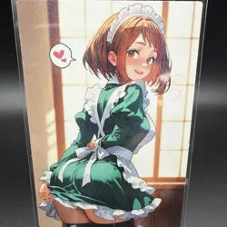Ochaco Uraraka Anime Waifu Card Doujin ACG Goddess Holo - Image 1