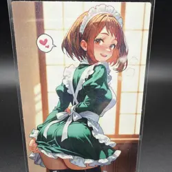 Ochaco Uraraka Anime Waifu Card Doujin ACG Goddess Holo - Image 2