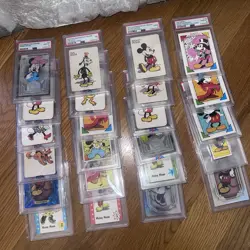 Trading Card Lot Bundle Bulk Of 24 Common Assorted Various Disney Cards - Image 1