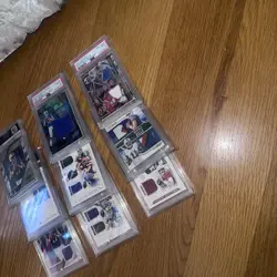 Nfl Card Lot Bundle Bulk Of 9 Common Assorted Various Football Cards Graded - Image 2