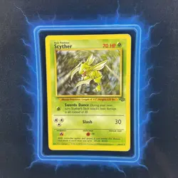 ⭐ Scyther 26/64 ⭐ Original Non Holo Rare Jungle Set Pokemon Card WOTC 1999 - Image 2