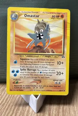 1st Ed Krabby Non-Holo WOTC Pokemon Card 51/62 Fossil Set NM/MT - Image 3