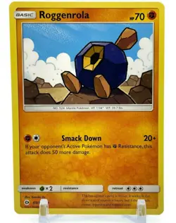 Pokemon Sun & Moon Base Set 69/149 Roggenrola 4X Mint/NM Common TCG 4 Cards 4X - Image 2