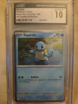 Squirtle (Cosmos Holo) 048 Sv: Scarlet & Violet Promo Cards Holo 2 Swirls!!! - Image 1