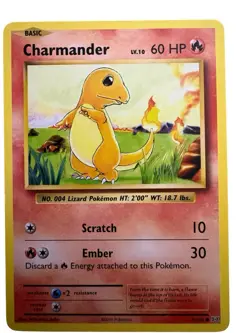 Charmander 9/108 - Common Pokemon Card - Evolutions Set (2016) Non Holo LP - Image 2