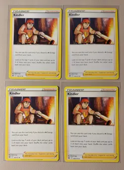 4x Kindler 143/172 Pokemon card Brilliant Stars uncommon NM - Image 1