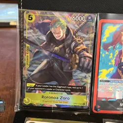 One Piece English Cards Lot - Monkey.D.Luffy + Zoro Promos, Leaders, Rare Foils - Image 3