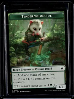 Tender Wildguide Token - 24 - BLB - NM - MTG Magic the Gathering - Image 1