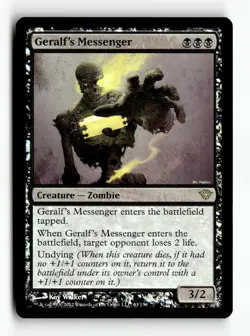 MTG | Geralf's Messenger | Dark Ascension | Foil | Moderately Played | English - Image 1