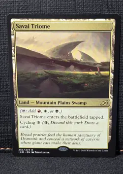 Savai Triome (Non-Foil) - Ikoria: Lair of Behemoths MTG - 253 NM/M - Image 1