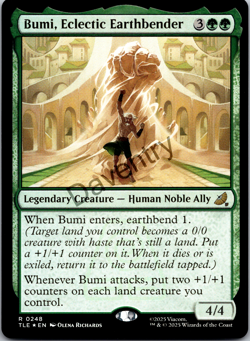 Bumi, Eclectic Earthbender - Avatar: The Last Airbender: Eternal-Legal TLE FOIL - Image 1