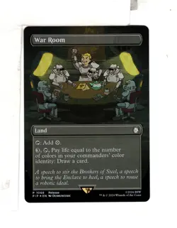MTG SkeenAB War Room BORDERLESS FOIL from LARP. NM. - Image 1