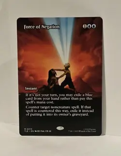 Magic The Gathering Avatar - Force of Negation - (Borderless) 013 NM/M - Image 1