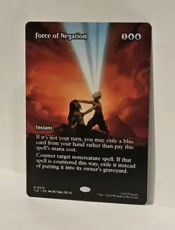 Magic The Gathering Avatar - Force of Negation - (Borderless) 013 NM/M - Image 2