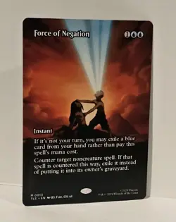 Magic The Gathering Avatar - Force of Negation - (Borderless) 013 NM/M - Image 3