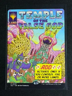 MTG Secret Lair Encyclopedia of Magic the Gathering Temple of the False God RARE - Image 1