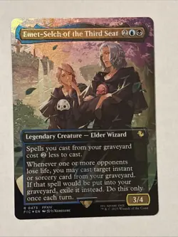 Emet-Selch of the Third Seat MTG Final Fantasy Chocobo Track Foil 0473 NM - Image 3