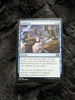 1x Stock Up - Aetherdrift - NM - MTG - Image 1