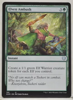 Elven Ambush Kaldheim Regular MTG NM - Image 1