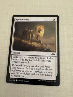 Magic The Gathering: Ephemerate Regular. NM - Image 2