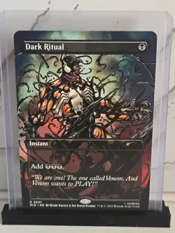 MTG Dark Ritual #2001 REG MTG Secret Lair SpiderMan Venom Unleashed (Colors) - Image 1