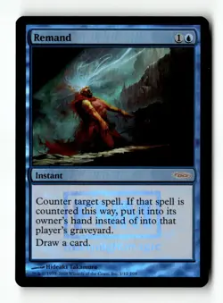 MTG | Remand | FNM Promos | Foil | Moderately Played | English - Image 1