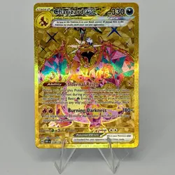Charizard ex Hyper Rare Gold Obsidian Flames 228/197 Pokemon NM Card - Image 1