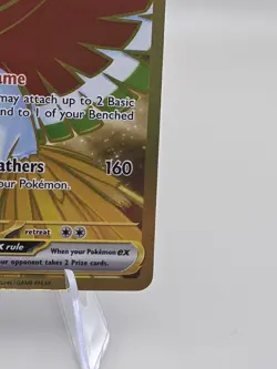 Pokemon TCG Ethan's Ho-Oh EX 239/182 Sv10: Destined Rivals Gold Holo Card - Image 4