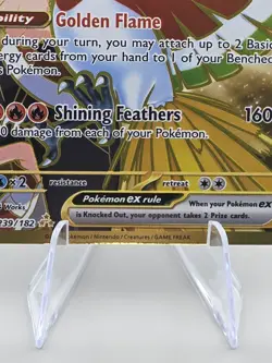 Pokemon TCG Ethan's Ho-Oh EX 239/182 Sv10: Destined Rivals Gold Holo Card - Image 5