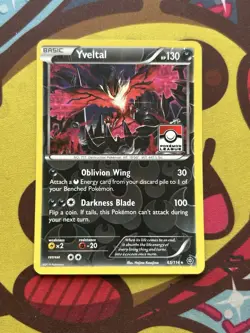 Pokemon Yveltal 65/114 - League Promo Holo - XY Steam Siege - Image 1
