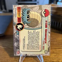 1999 Pokemon Topps TV Animation Edition Series 3 Omanyte 138 Non Holo Blue Label - Image 2