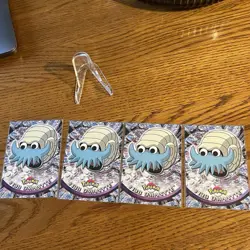 1999 Pokemon Topps TV Animation Edition Series 3 Omanyte 138 Non Holo Blue Label - Image 3