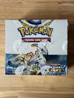 Pokemon Sword & Shield Brilliant Stars Booster Box Factory Sealed New 820650829963 - Image 1