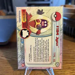 1999 Topps Pokemon #124 Jynx TV Animation Edition Blue Label - Image 2