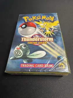 Pokemon 1999 WOTC Thunderstorm Theme Deck Factory Sealed - Image 1