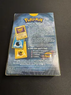 Pokemon 1999 WOTC Thunderstorm Theme Deck Factory Sealed - Image 2