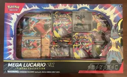 2025 Pokemon Mega Lucario ex Box & Phantasmal Flames Booster/Bundle Gift Set 🔥 - Image 3