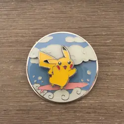 2021 Pokemon Celebrations Flying & Surfing Pikachu Pin Official Pokemon Pin - Image 1