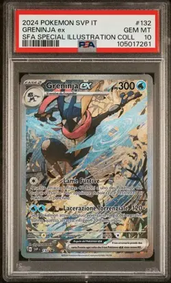 POKEMON GRENINJA EX SV 132 PROMO PSA 10 LINGUA ITA! - Image 1